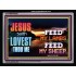 FEED MY LAMBS   Acrylic Glass Frame Scripture Art   (GWAMEN8880)   "33X25"