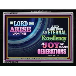 AN ETERNAL EXCELLENCY   Bible Verses Wall Art Acrylic Glass Frame   (GWAMEN8885)   