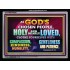 CLOTH YOURESLF WITH COMPASSION   Scriptural Portrait Acrylic Glass Frame   (GWAMEN8890)   "33X25"