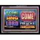 COME BEFORE HIM WITH THANKSGIVING   Bible Verses Poster   (GWAMEN8894)   