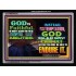 GOD IS FAITHFUL   Frame Biblical Paintings   (GWAMEN8916)   "33X25"
