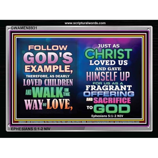 WALK IN LOVE   Inspiration Wall Art Frame   (GWAMEN8931)   