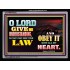 LORD GIVE ME UNDERSTANDING   Scripture Art Acrylic Glass Frame   (GWAMEN8932)   "33X25"