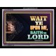 WAIT UPON THE LORD   Bible Scriptures on Forgiveness Acrylic Glass Frame   (GWAMEN8936)   