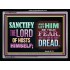 FEAR GOD   Biblical Paintings Acrylic Glass Frame   (GWAMEN8938)   "33X25"