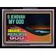 JEHOVAH MY GOD   Framed Scripture Dcor   (GWAMEN8974)   