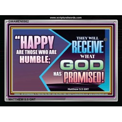 WHAT GOD HAS PROMISED   Custom Biblical Painting   (GWAMEN8982)   "33X25"