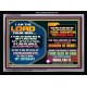 I AM THE LORD YOUR GOD   Sanctuary Paintings Frame   (GWAMEN9006)   