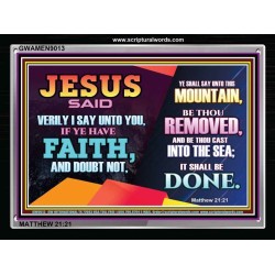 FAITH AND DOUBT   Framed Bible Verse   (GWAMEN9013)   