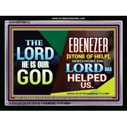 EBENEZER   Framed Bible Verses   (GWAMEN9014)   