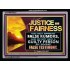 JUSTICE AND FAIRNESS   Christian Art Work   (GWAMEN9027)   "33X25"