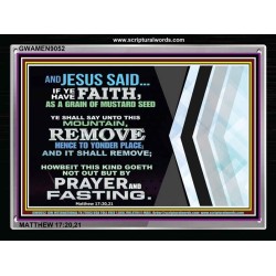 IF YOU HAVE FAITH   Custom Framed Bible Verse   (GWAMEN9052)   