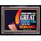 GREAT AMONG YOU   Large Frame Scripture Wall Art   (GWAMEN9056)   