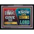 GIVE ME UNDERSTANDING   Bible Verse Picture Frame Gift   (GWAMEN9070)   "33X25"