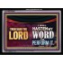 I WILL HASTEN MY WORD TO PERFORM IT   Framed Bible Verse   (GWAMEN9096)   "33X25"
