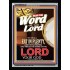 THE WORD OF THE LORD   Bible Verses  Picture Frame Gift   (GWAMEN9112)   "25X33"
