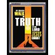 WALK IN THE TRUTH   Large Framed Scripture Wall Art   (GWAMEN9121)   