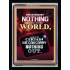 WE BROUGHT NOTHING TO THE WORLD   Frame Scriptures Dcor   (GWAMEN9147)   "25X33"