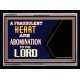 WHAT ARE ABOMINATION TO THE LORD   Large Framed Scriptural Wall Art   (GWAMEN9273)   