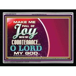 MAKE ME FULL OF JOY   Framed Bible Verses Online   (GWAMEN9279)   
