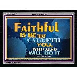 JESUS IS FAITHFUL   Bible Verses Frame for Home Online   (GWAMEN9287)   