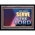 WE WILL SERVE THE LORD   Frame Bible Verse Art    (GWAMEN9302)   "33X25"