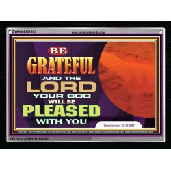 GIVE GOD ALL THE GLORY   Framed Scripture Dcor   (GWAMEN9305)   