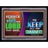 KEEP ALL HIS COMMANDMENTS   Christian Quotes Framed   (GWAMEN9324)   "33X25"