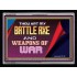 YOU ARE MY WEAPONS OF WAR   Framed Bible Verses   (GWAMEN9361)   "33X25"