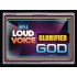 WITH A LOUD VOICE GLORIFIED GOD   Bible Verse Framed for Home   (GWAMEN9372)   "33X25"