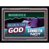 WHOSOEVER IS BORN OF GOD SINNETH NOT   Printable Bible Verses to Frame   (GWAMEN9375)   "33X25"