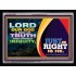 JEHOVAH GOD OF TRUTH AND WITHOUT INIQUITY   Bible Verses Frame for Home Online   (GWAMEN9400)   "33X25"