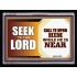 CALL UPON THE LORD   Bible Verse Framed for Home Online   (GWAMEN9402)   "33X25"
