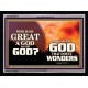 GOD OF WONDERS   Scripture Wall Art   (GWAMEN9410)   