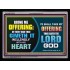 WILLINGLY OFFERING UNTO THE LORD GOD   Christian Quote Framed   (GWAMEN9436)   "33X25"