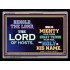 BEHOLD THE LORD OF HOSTS   Frame Bible Verse   (GWAMEN9438)   "33X25"