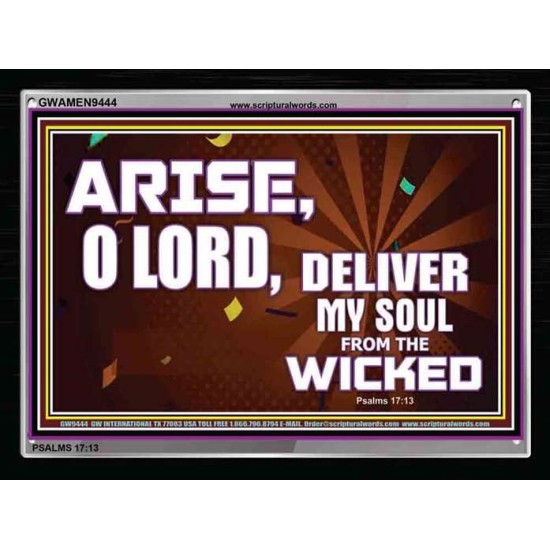 DELIVER MY SOUL FROM THE WICKED   Christian Paintings   (GWAMEN9444)   