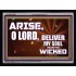 DELIVER MY SOUL FROM THE WICKED   Christian Paintings   (GWAMEN9444)   "33X25"