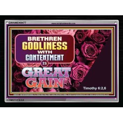 GREAT GAIN   Contemporary Christian Print   (GWAMEN9477)   