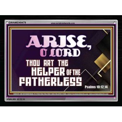 HELPER OF THE FATHERLESS   Acrylic Glass Frame Scripture Art   (GWAMEN9479)   