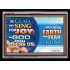 GOD SHALL BLESS US   Biblical Art Acrylic Glass Frame   (GWAMEN9481)   "33X25"