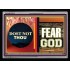 DONT YOU FEAR GOD   Framed Picture   (GWAMEN9510)   "33X25"
