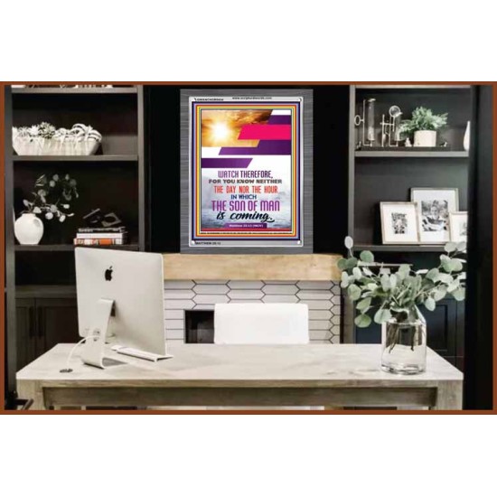 WATCH THEREFORE   Christian Framed Wall Art   (GWANCHOR5434)   