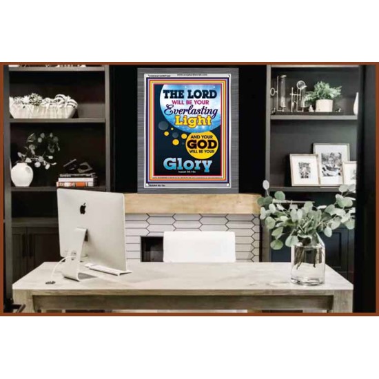 YOUR GOD WILL BE YOUR GLORY   Framed Bible Verse Online   (GWANCHOR7248)   