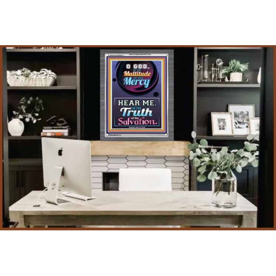 TRUTH OF THY SALVATION   Framed Bible Verses   (GWANCHOR8017)   