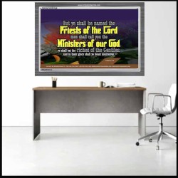 YE SHALL BE NAMED THE PRIESTS THE LORD   Bible Verses Framed Art Prints   (GWANCHOR1546)   
