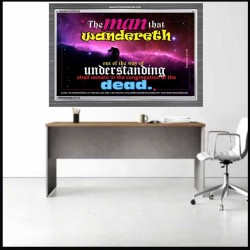 UNDERSTANDING   Inspirational Bible Verse Framed   (GWANCHOR3351)   "33x25"