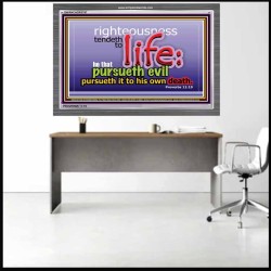 RIGHTEOUSNESS TENDETH TO LIFE   Bible Verses Framed for Home Online   (GWANCHOR3767)   