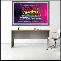 VAIN GLORY   Contemporary Christian Wall Art   (GWANCHOR3841)   "33x25"