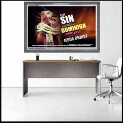 SIN SHALL NOT HAVE DOMINION   Frame Biblical Paintings   (GWANCHOR3983)   